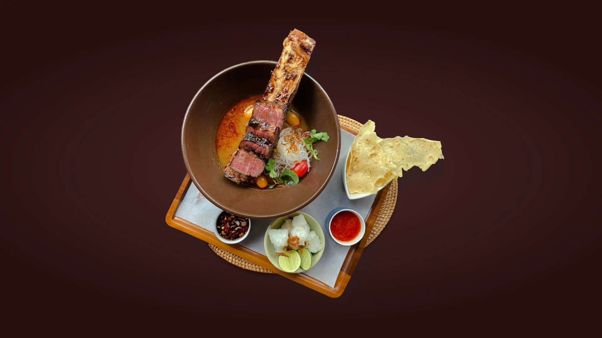 Originally from Pekalongan, Central Java, Tauto is a type of soup made using fermented yellow soybeans. Its unique taste comes from a distinctive combination of sweet, sour, and salty flavors. The addition of Grilled Short Ribs to the soup amplifies the f