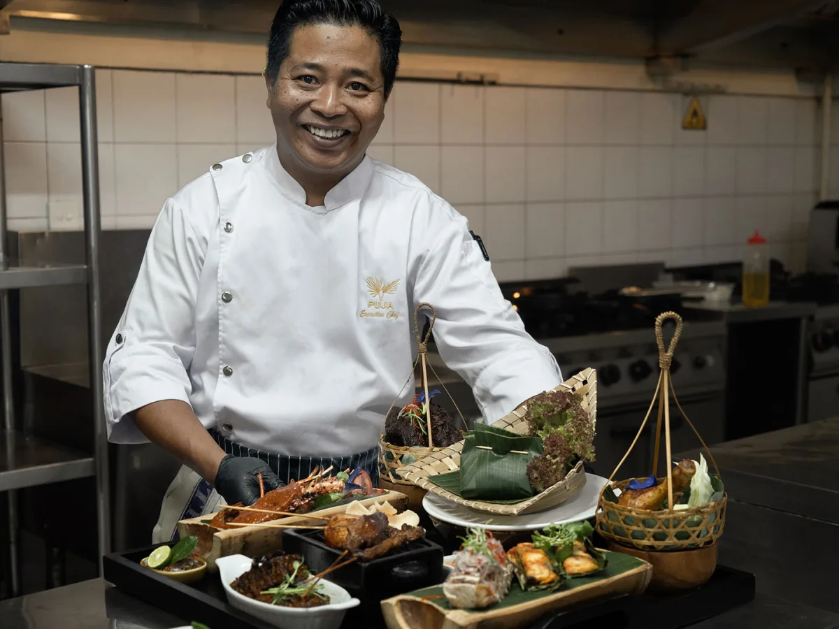 Nasi Jinggo presented as a refined Balinese sharing experience