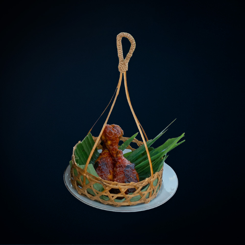 Ayam Bakar Madu with honey and sambal