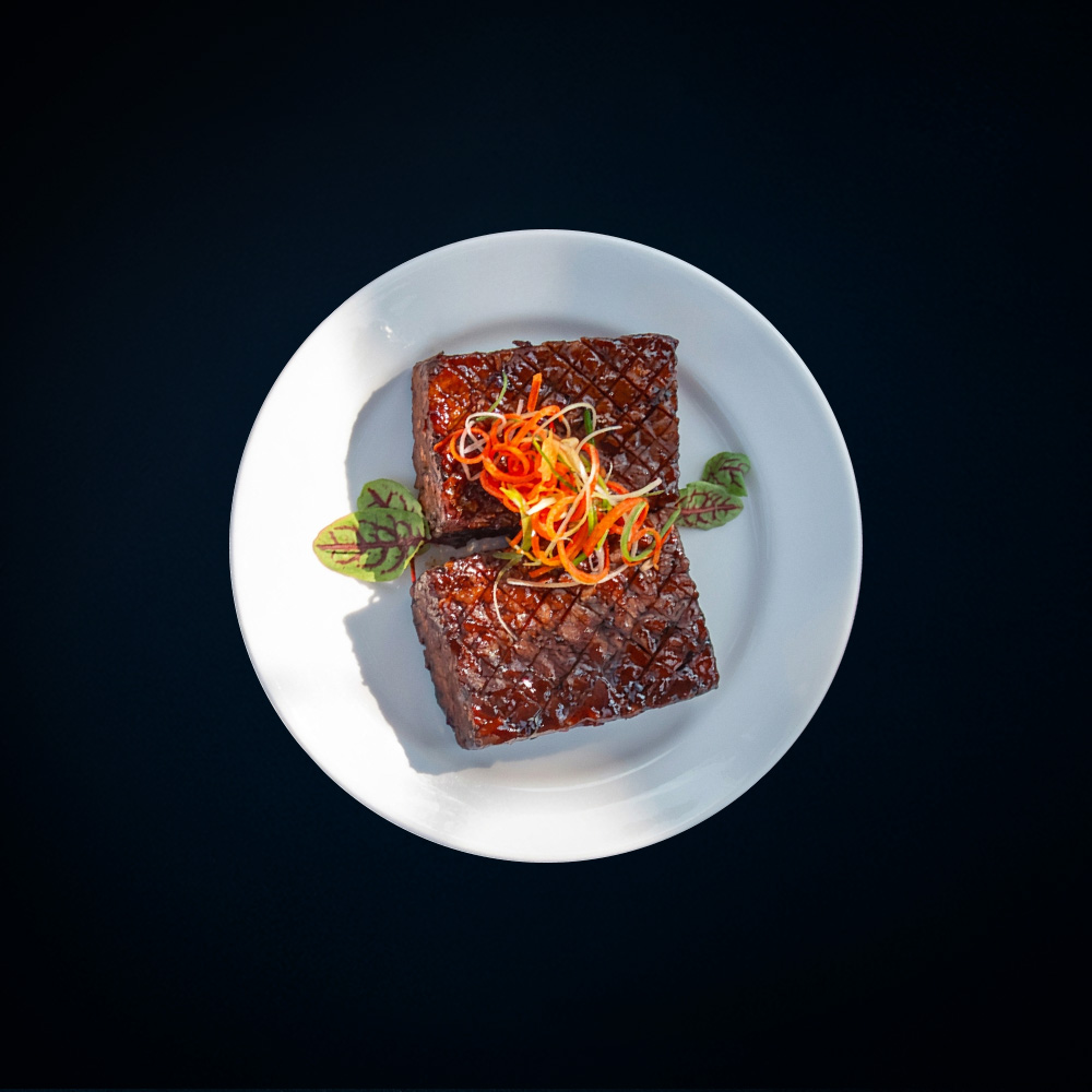 Tempe Bacem with tamarind chili paste